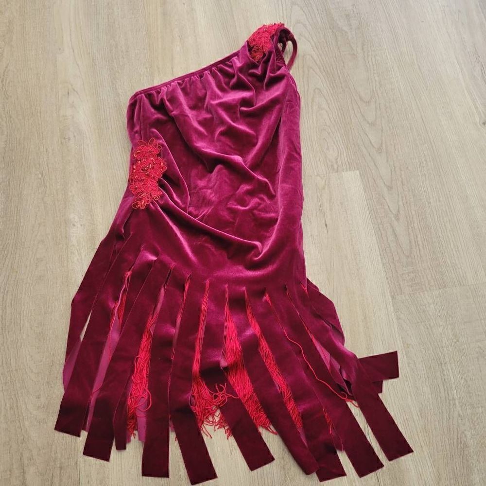 Weissman costume Dancin' fool velvet NWOT child large